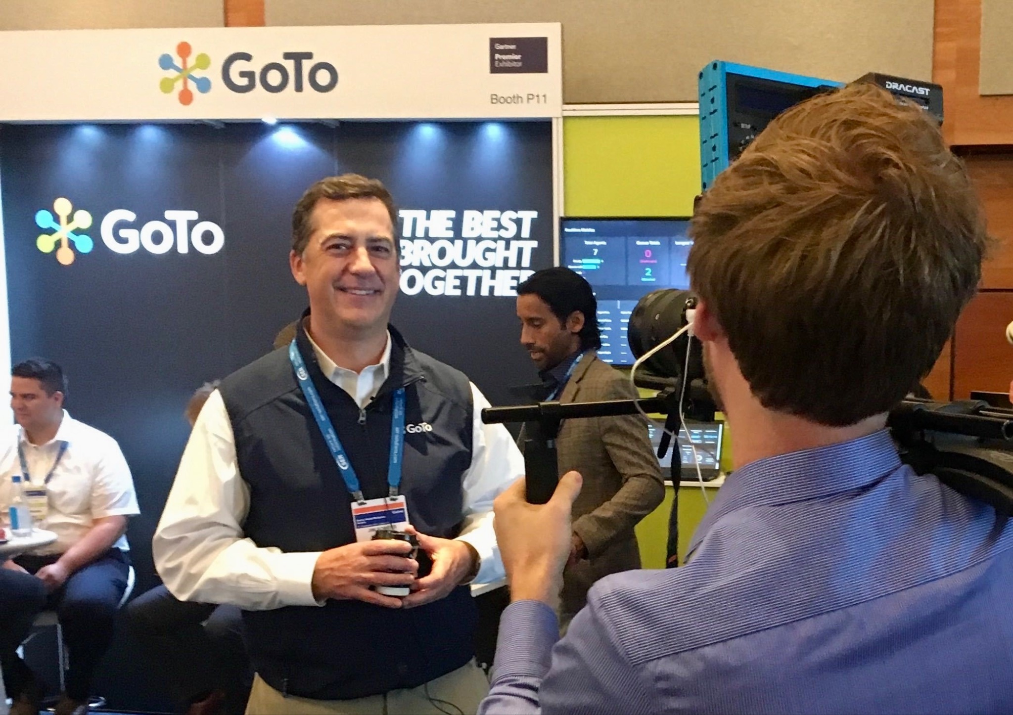 Gartner Summit event interviews in London, England.