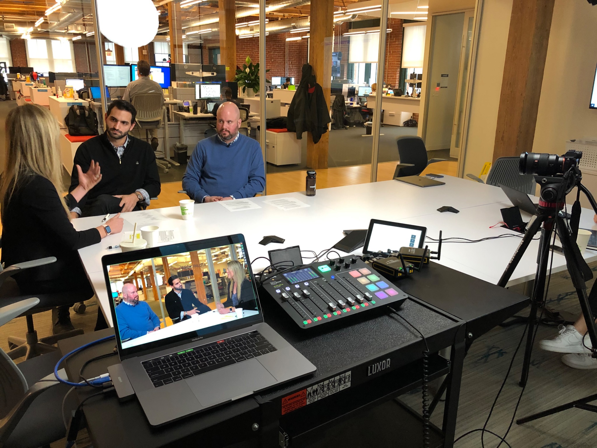 Customer webinar in Boston, Massachusetts.
