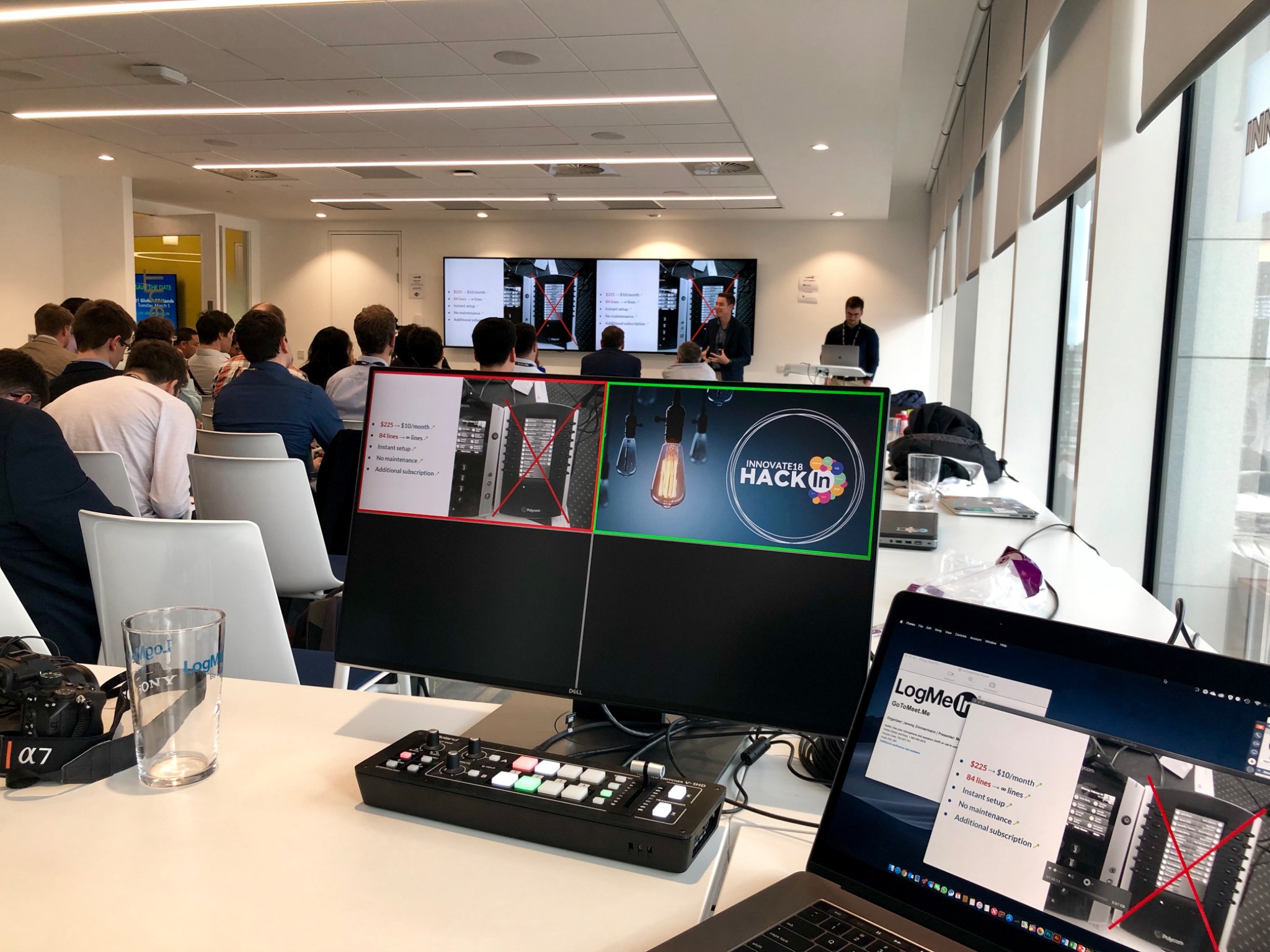 Hackathon event in Dublin, Ireland.